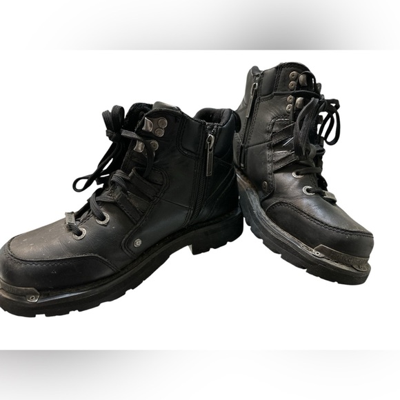 Harley-Davidson® Women's Tracey Black 4-Inch Motorcycle Boots - Picture 1 of 12